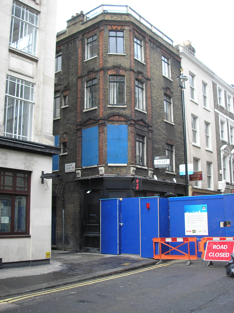 the building waiting to be demolished